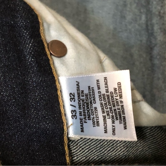 Aeropostale Faded Navy Blue Slim Straight Jeans - Picture 6 of 6